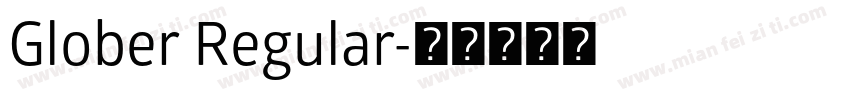 Glober Regular字体转换